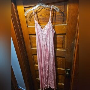 Vintage Pink Lacy Slip Dress